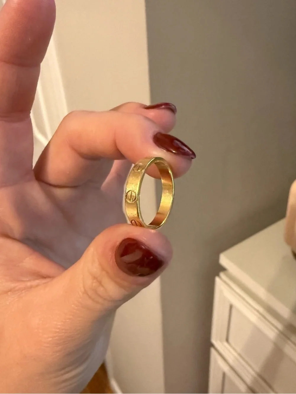 CARTIER LOVE RING - Small - Picture 5 of 9